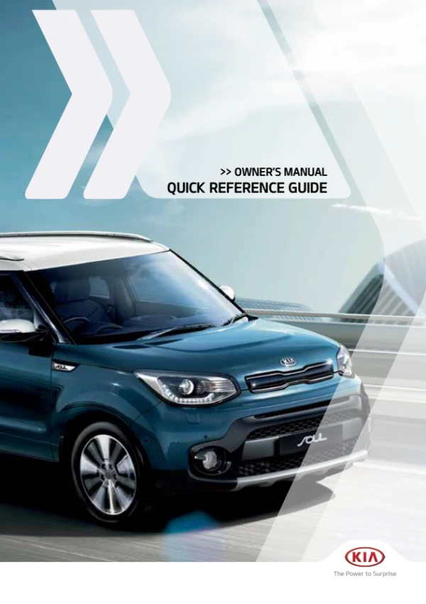 Skrócony przewodnik KIA Soul — 2018–
