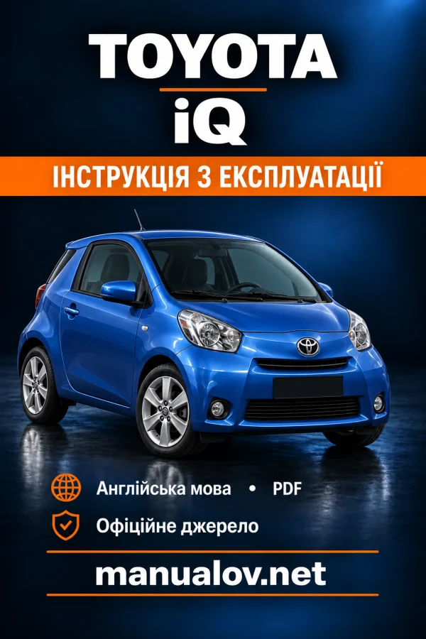Instrukcja obsługi Toyota iQ