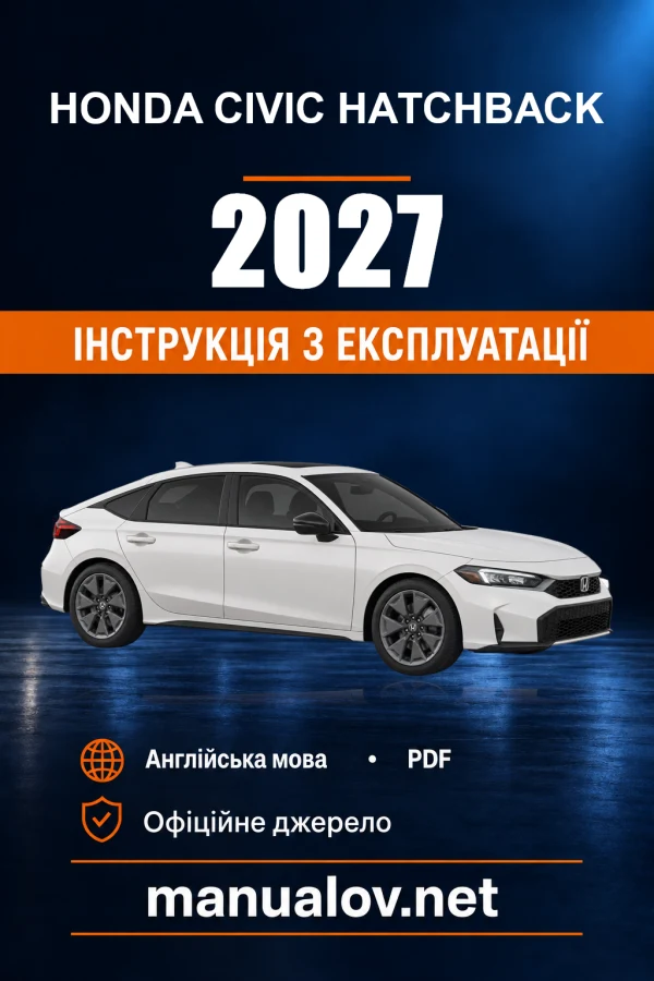 Instrukcja obsługi Honda Civic Hatchback — 2027