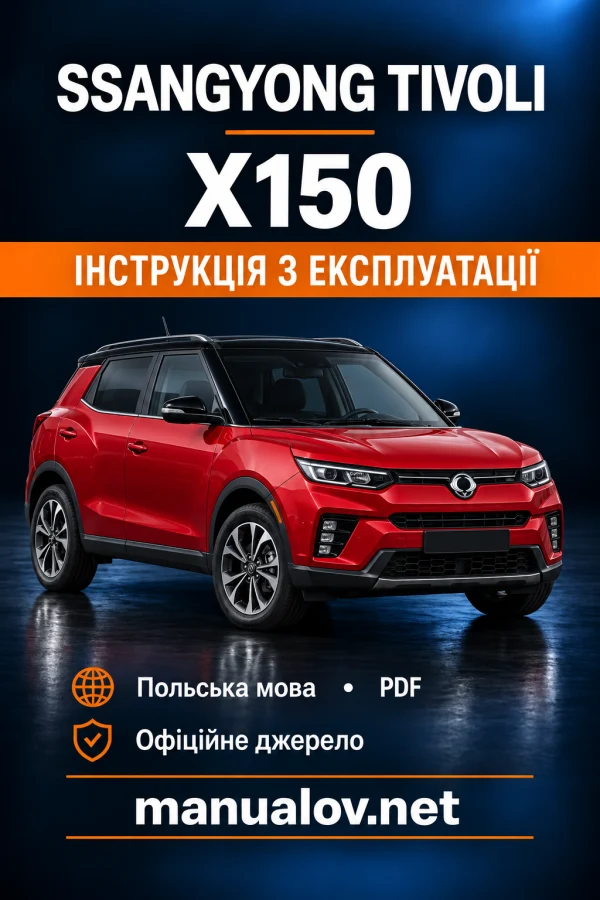 Instrukcja obsługi SsangYong Tivoli
