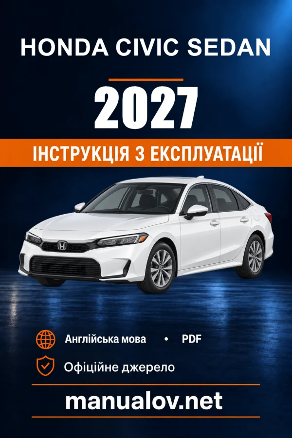 Instrukcja obsługi Honda Civic Sedan — 2027