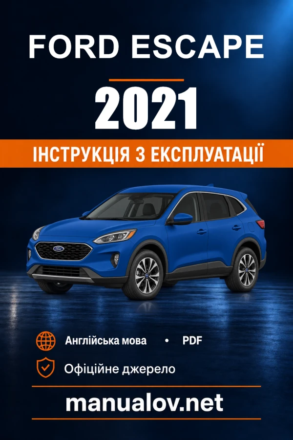 Instrukcja obsługi Ford Escape — 2021
