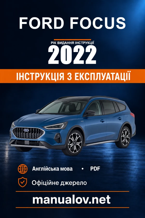 Instrukcja obsługi Ford Focus — rok wydania 2022