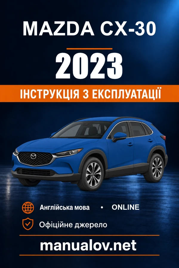 Instrukcja obsługi Mazda CX-30 — 2023