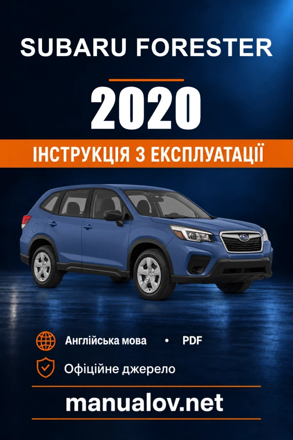 Instrukcja obsługi Subaru Forester — 2020