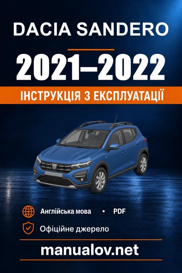 Instrukcja obsługi Dacia Sandero — 2021–2022