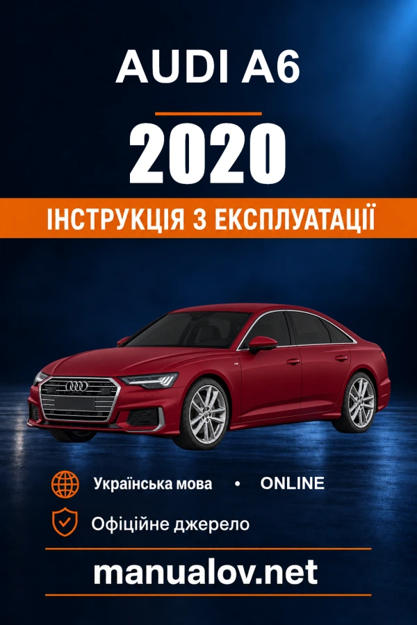 Instrukcja obsługi Audi A6 — 2020