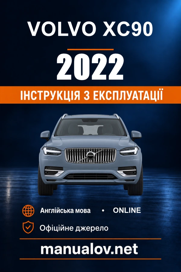 Instrukcja obsługi Volvo XC90 — 2022