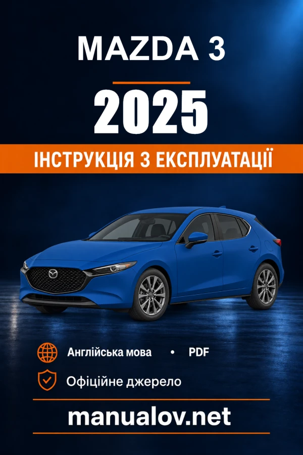 Instrukcja obsługi Mazda 3 — 2025