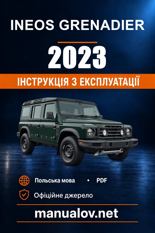 Instrukcja obsługi INEOS Grenadier — 2023