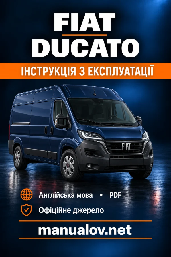 Instrukcja obsługi Fiat Ducato — wydanie 2021