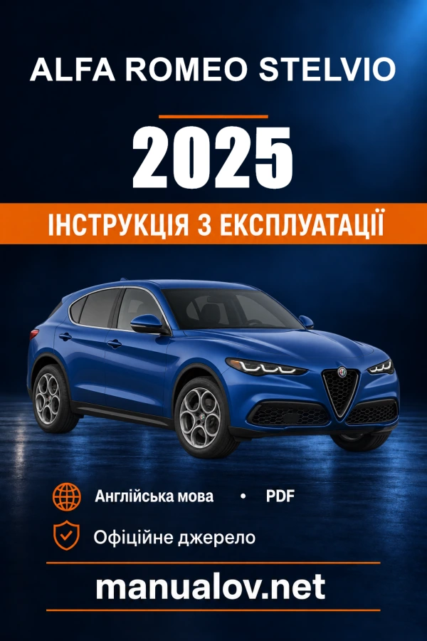 Instrukcja obsługi Alfa Romeo Stelvio — 2025