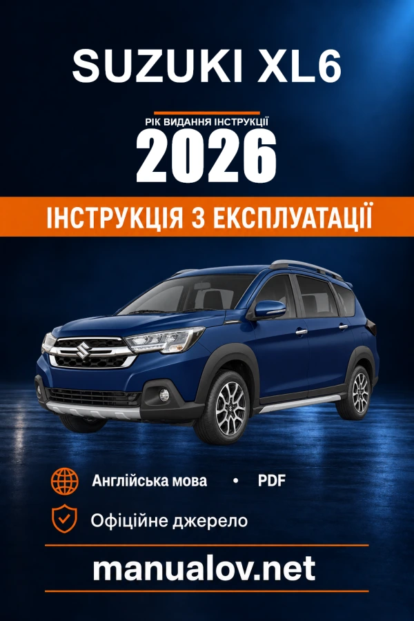 Instrukcja obsługi Suzuki XL6 — rok wydania 2026