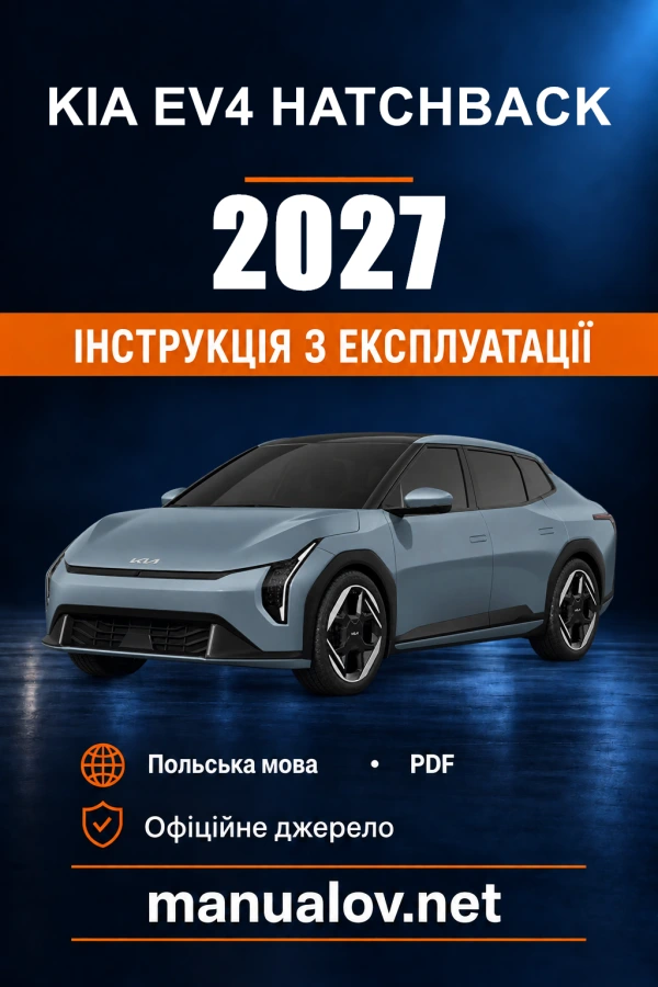Instrukcja obsługi Kia EV4 Hatchback — 2027