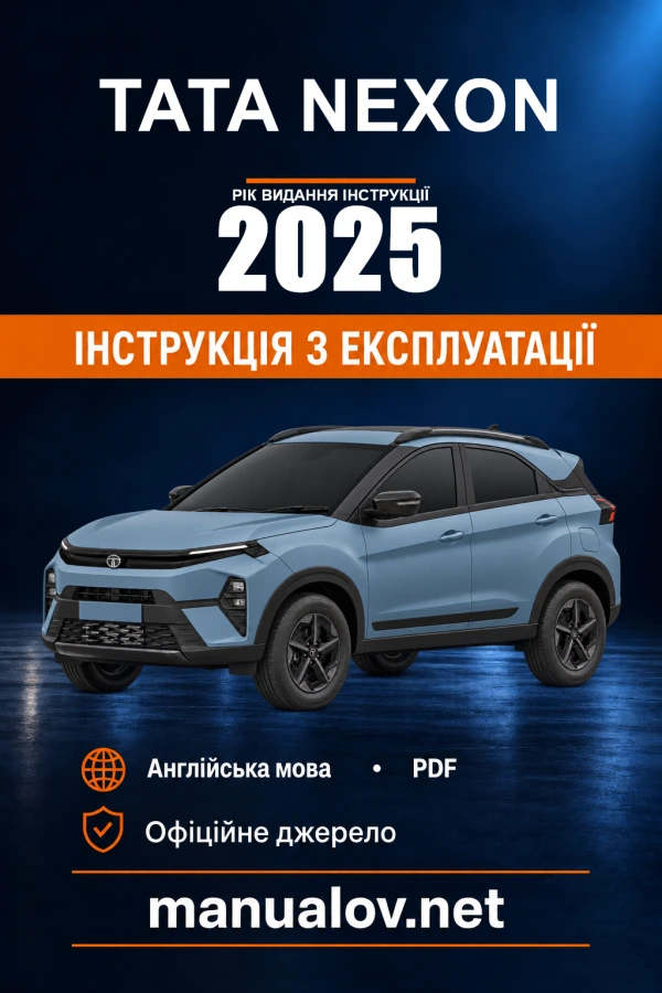 Instrukcja obsługi Tata Nexon — rok wydania 2025