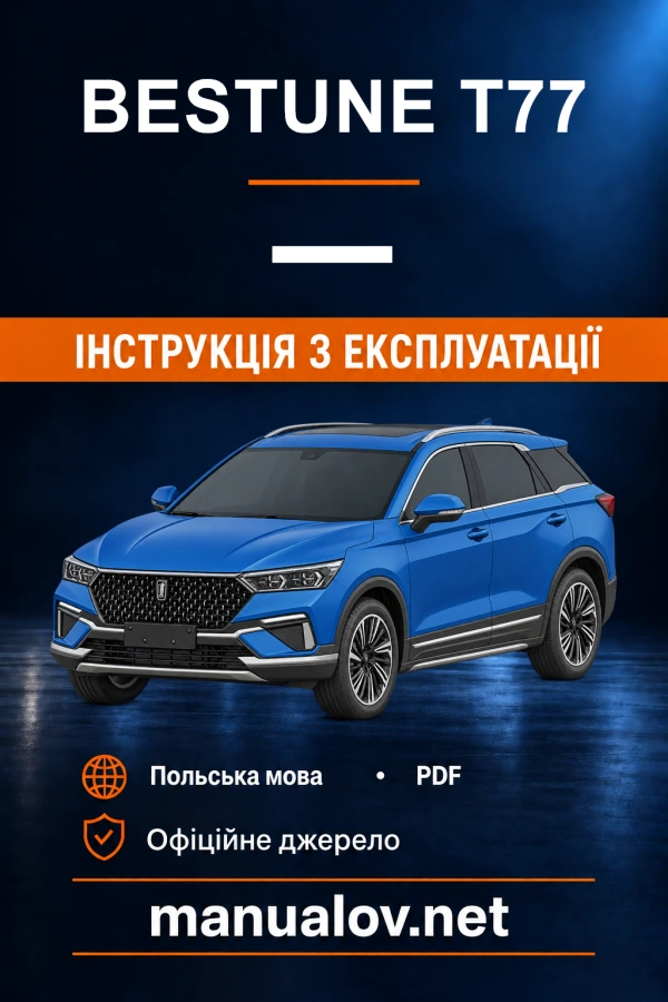 Instrukcja obsługi Bestune T77