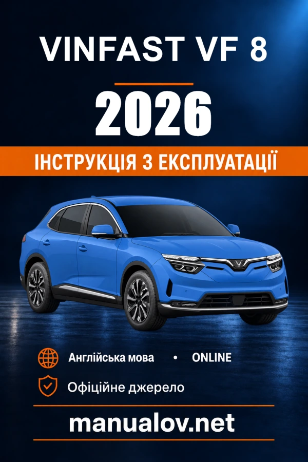 Instrukcja obsługi VinFast VF 8 — 2026