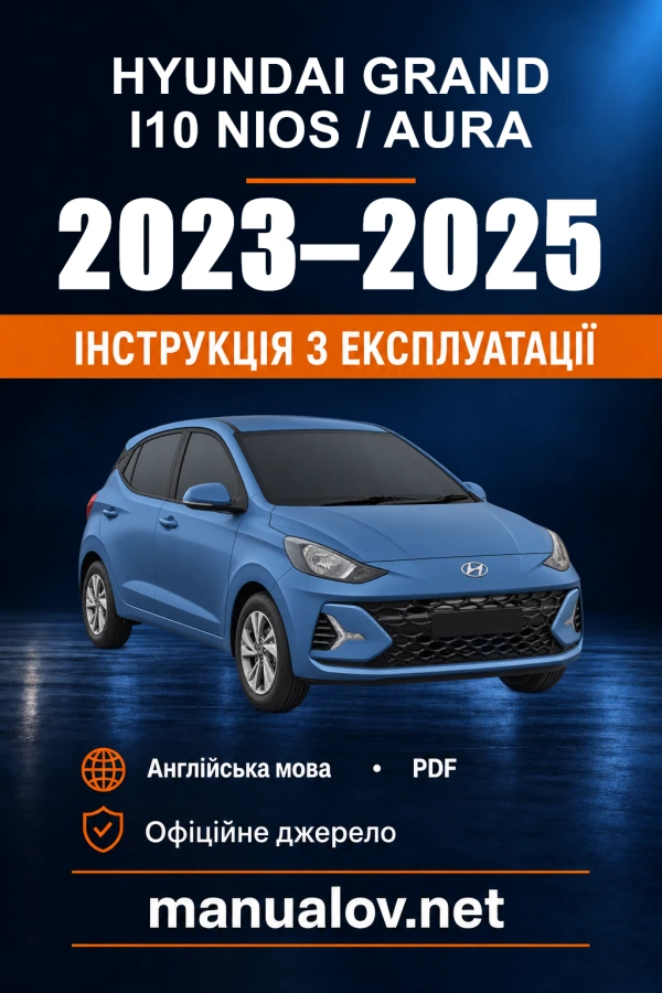 Instrukcja obsługi Hyundai Grand i10 NIOS / Aura — okres produkcji 2023–2025