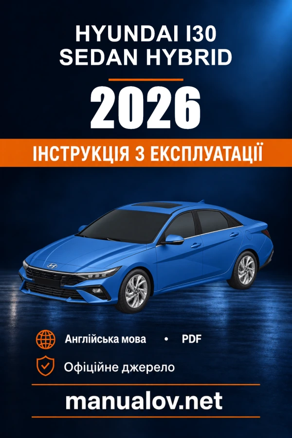 Instrukcja obsługi Hyundai i30 Sedan Hybrid — 2026