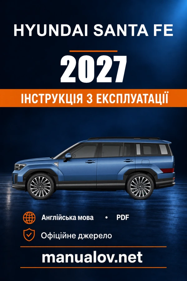 Instrukcja obsługi Hyundai SANTA FE — 2027