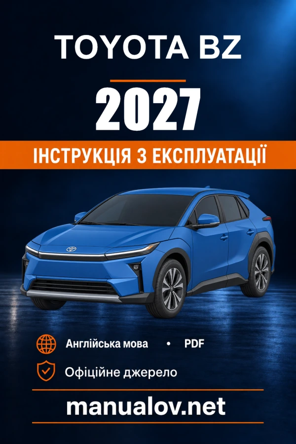 Instrukcja obsługi Toyota BZ — 2027