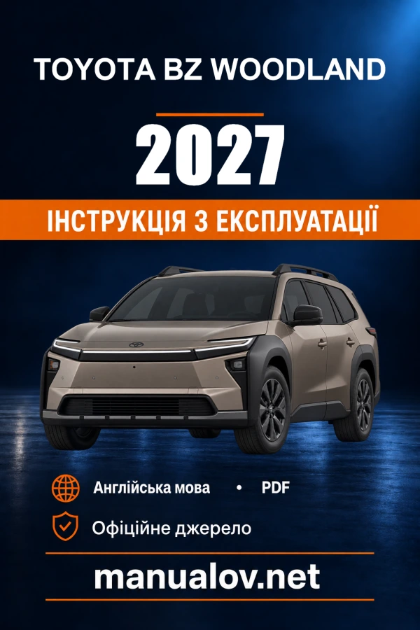 Instrukcja obsługi Toyota BZ Woodland — 2027