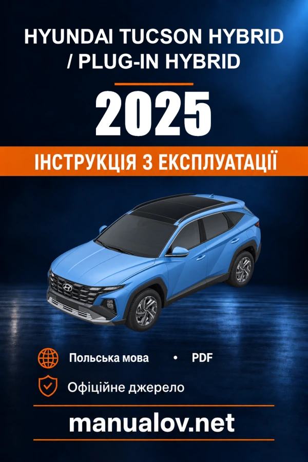 Instrukcja obsługi Hyundai TUCSON Hybrid / Plug-in Hybrid — 2025