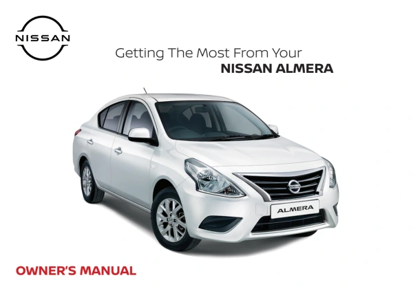 Instrukcja obsługi Nissan Almera — rok aktualizacji PDF 2021