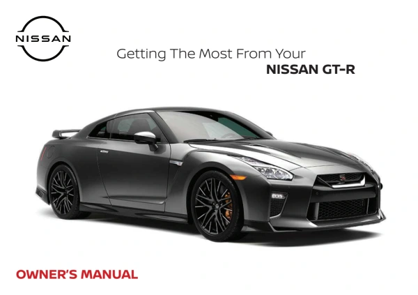 Instrukcja obsługi Nissan GT-R — rok aktualizacji PDF 2021