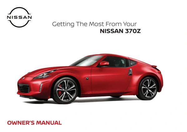 Instrukcja obsługi Nissan 370Z