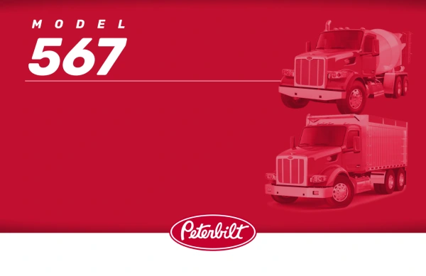 Instrukcja obsługi Peterbilt 567 — rok wydania 2026