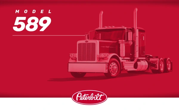 Instrukcja obsługi Peterbilt 589 — rok wydania 2026