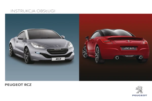 Instrukcja obsługi Peugeot RCZ — wydanie 01.02.2015