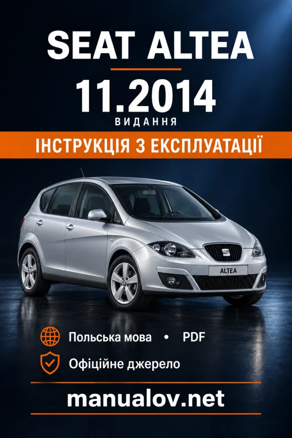 Instrukcja obsługi Seat Altea — wydanie 11.2014