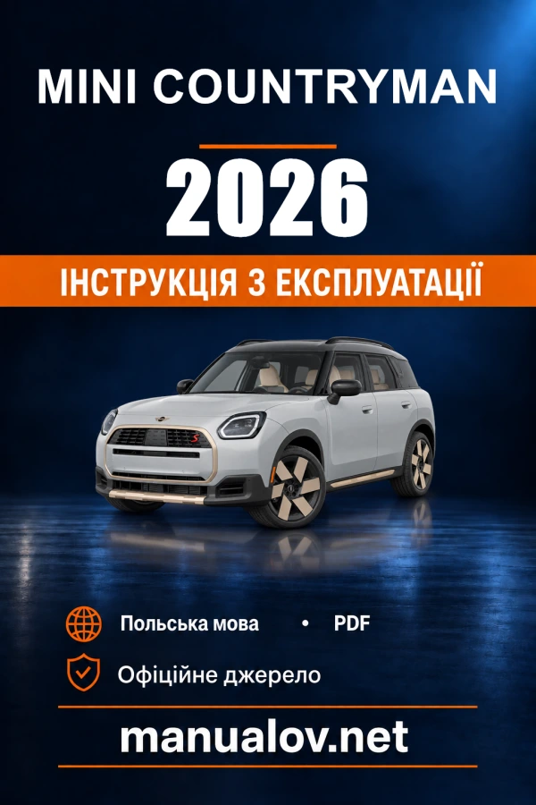 Instrukcja obsługi MINI Countryman — 2026