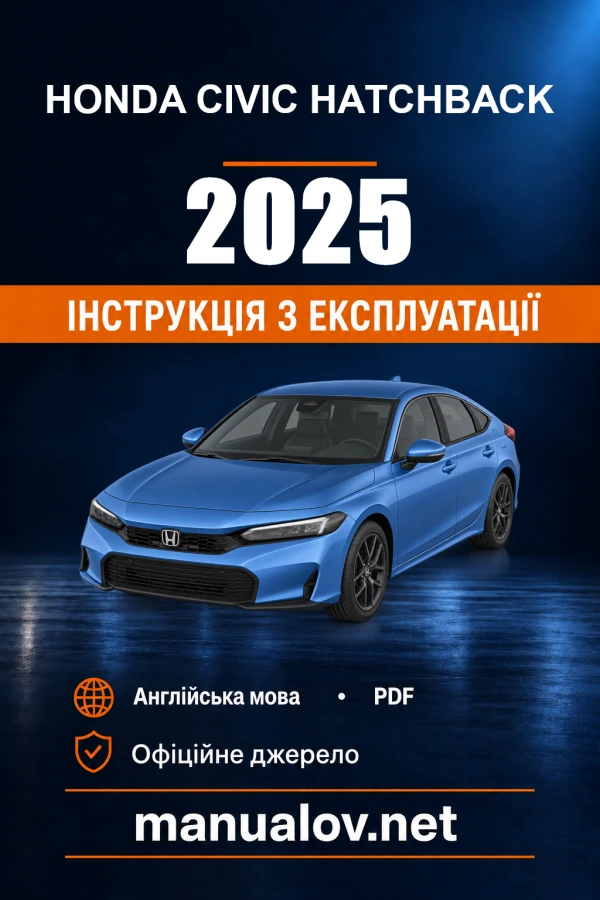 Instrukcja obsługi Honda Civic Hatchback — 2025