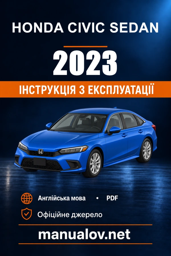Instrukcja obsługi Honda Civic Sedan — 2023