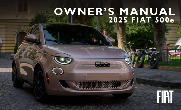 Instrukcja obsługi Fiat 500e — 2025