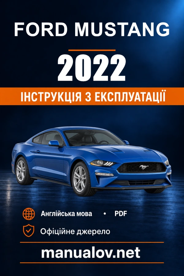Instrukcja obsługi Ford Mustang — 2022