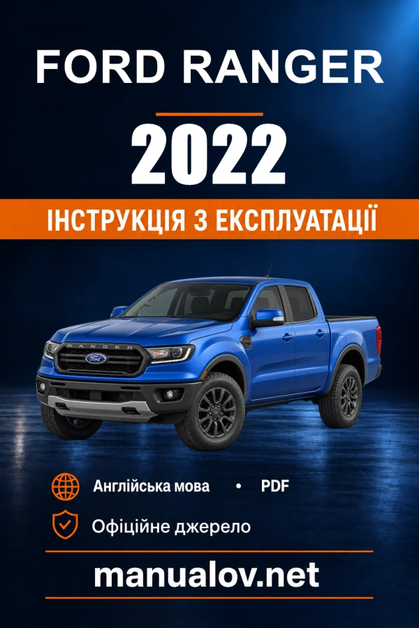 Instrukcja obsługi Ford Ranger — 2022