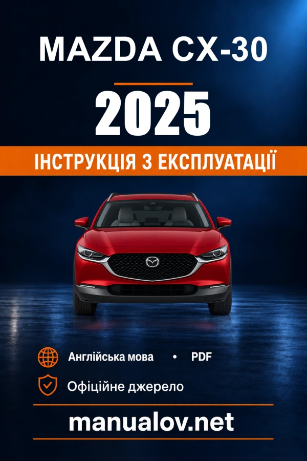 Instrukcja obsługi Mazda CX-30 — 2025