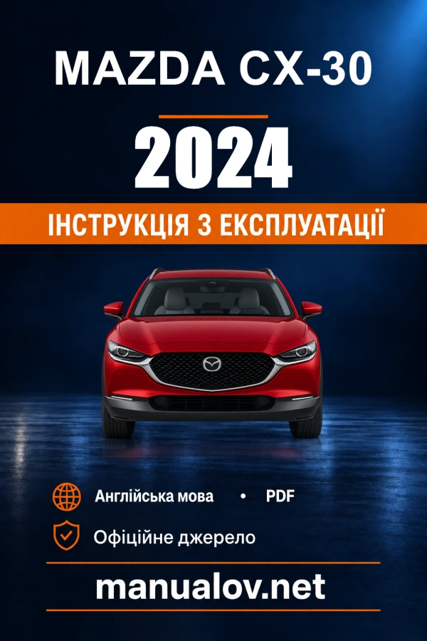 Instrukcja obsługi Mazda CX-30 — 2024
