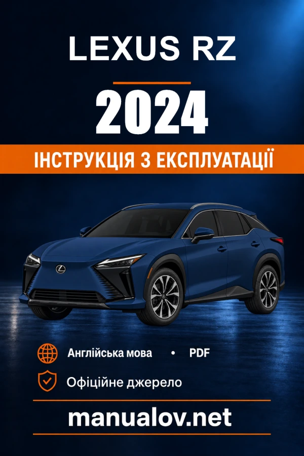 Instrukcja obsługi Lexus RZ — 2024