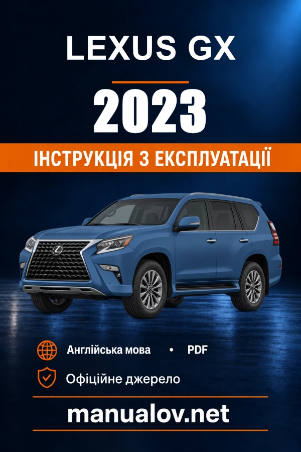 Instrukcja obsługi Lexus GX — 2023