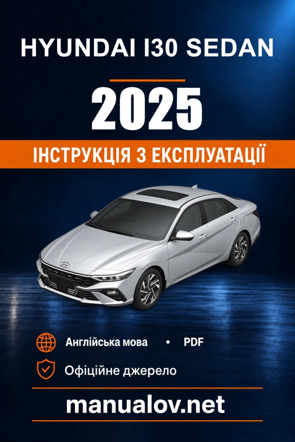 Instrukcja obsługi Hyundai i30 Sedan — 2025