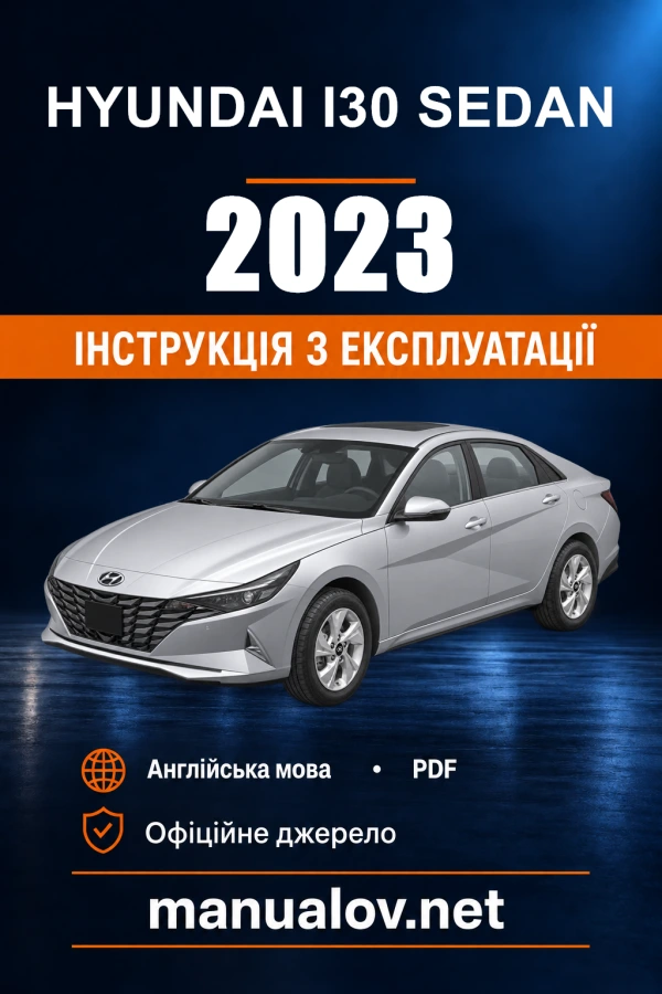 Instrukcja obsługi Hyundai i30 Sedan — 2023