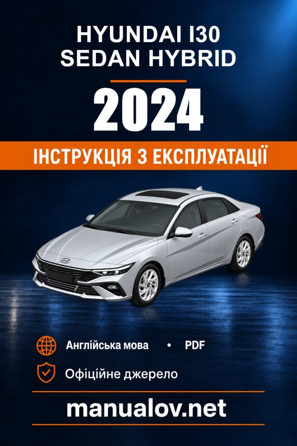 Instrukcja obsługi Hyundai i30 Sedan Hybrid — 2024