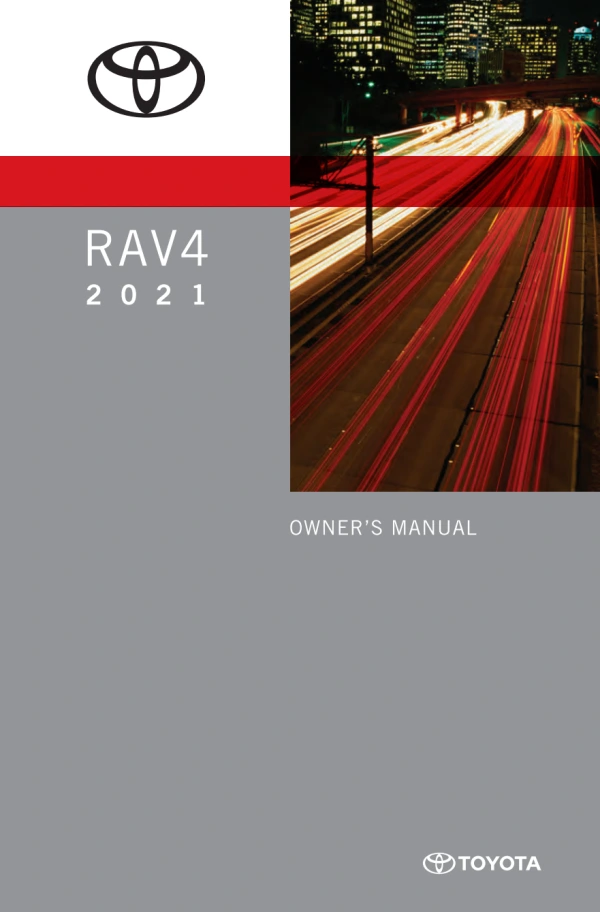 Instrukcja obsługi Toyota RAV4 — 2021
