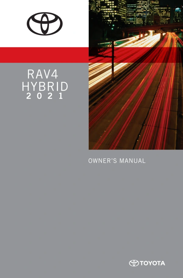 Instrukcja obsługi Toyota RAV4 Hybrid — 2021