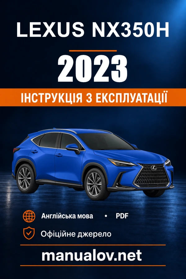 Instrukcja obsługi Lexus NX350h — 2023